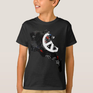 Armeense Trendy Vredesbord met Armeense kaart T-shirt