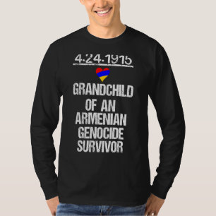 Armeense trots genocide overlevende kleinkind vlag t-shirt