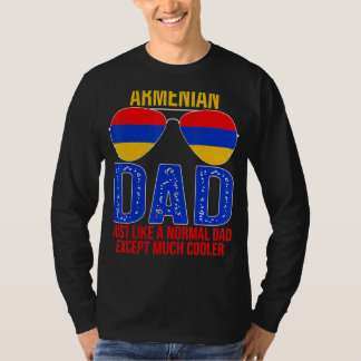 Armeense vader Armeense vlag Zonnebril Fathe T-shirt