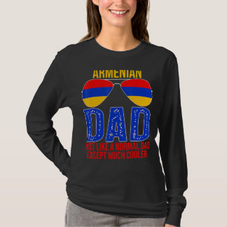 Armeense vader Armeense vlag Zonnebril Fathe T-shirt