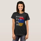 Armeense vingerafdruk T-shirt (Voorkant volledig)