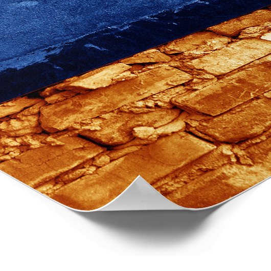 Armeense vlag aan de muur poster (Hoek)