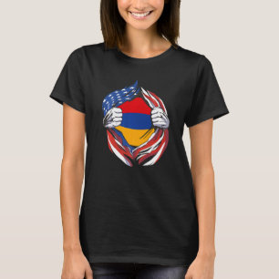 Armeense vlag Amerikaanse trots van My Armenian He T-shirt