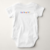 Armeense vlag baby Bodysuits (Achterkant)