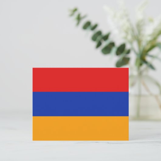 Armeense vlag Briefkaart (Staand voorkant)