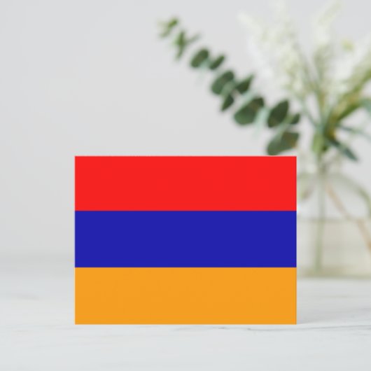 Armeense vlag Briefkaart (Staand voorkant)