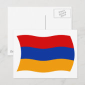 Armeense vlag Briefkaart (Voorkant / Achterkant)