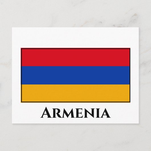 Armeense vlag briefkaart (Voorkant)