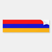 Armeense vlag bumpersticker (Voorkant)
