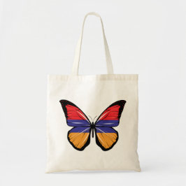 Armeense vlag Butterfly Tote Bag