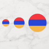 Armeense vlag confetti (Voorkanten)