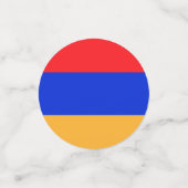 Armeense vlag confetti (Kleine voorkant)