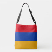 Armeense vlag crossbody tas (Achterkant)