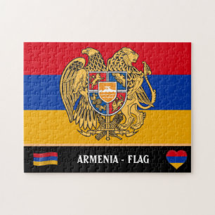Armeense vlag, Emblem en Armeens land / Armenië Legpuzzel