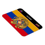 Armeense vlag en Armeense land reizen/Armenië Magneet (Rechterzijde)