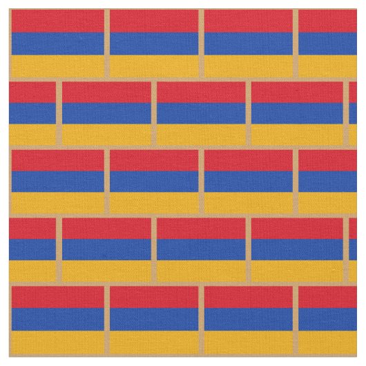 Armeense vlag en Armeense mode Stof (Close Up)