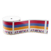 Armeense vlag en Armeense vlag Grosgrain Lint (Spoel)