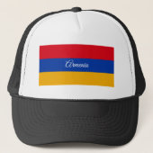 Armeense vlag en Armenië - mode, reizen/sport Trucker Pet (Voorkant)