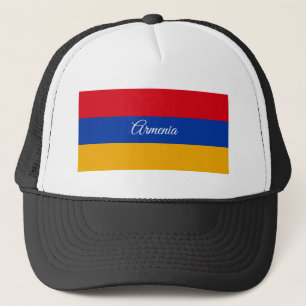 Armeense vlag en Armenië - mode, reizen/sport Trucker Pet
