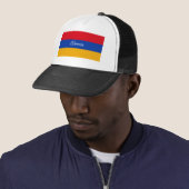 Armeense vlag en Armenië - mode, reizen/sport Trucker Pet (In situ)