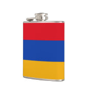 Armeense vlag en reis Armeense patriot/sportfan Heupfles (Links)