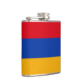 Armeense vlag en reis Armeense patriot/sportfan Heupfles (Rechts)