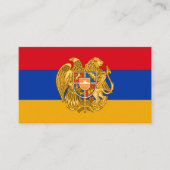 Armeense Vlag en Wapen, Vlag van Armenië Visitekaartje (Voorkant)