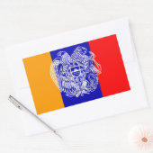 Armeense vlag en wapenstilstand rechthoekige sticker (Envelop)