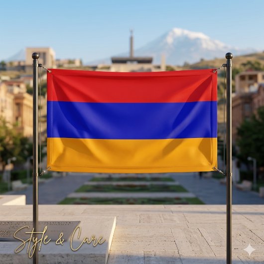 Armeense Vlag Feestviering Party Evenement Decorat Spandoek