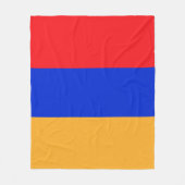 Armeense vlag fleece deken (Voorkant)