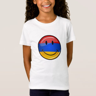 Armeense vlag glimlachen t-shirt