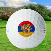 Armeense vlag Golf Balls patriottisch, Armenië Golfballen