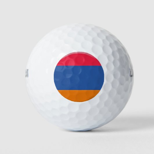 Armeense vlag golfballen (Voorkant)