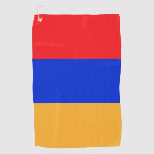 Armeense vlag golfhanddoek (Voorkant)