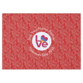 Armeense Vlag Hart Rode Liefde Tafelkleed (Voorkant (Horizontaal))