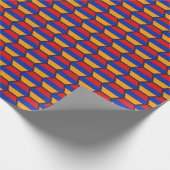 Armeense vlag Honingcomb Wrapping Paper Cadeaupapier (Hoek)
