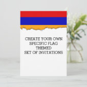 Armeense vlag kaart (Staand voorkant)