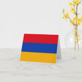Armeense vlag kaart (Gele Bloem)