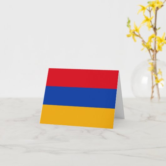 Armeense vlag kaart (Gele Bloem)