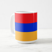 Armeense vlag koffiemok (Voorkant links)