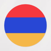 Armeense vlag labels (Design 2)