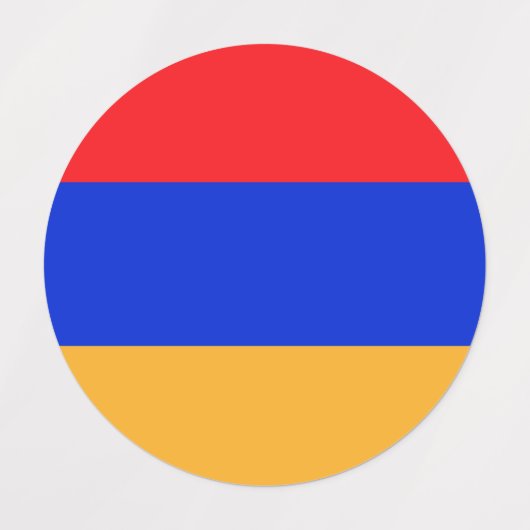 Armeense vlag labels (Design 1)