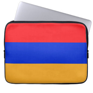 Armeense vlag laptop sleeve