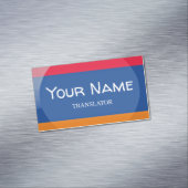 Armeense vlag magnetisch visitekaartje (Voorbeeld)