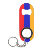 Armeense vlag mini flesopener met Sleutelhanger Flessenopener (Voorkant)