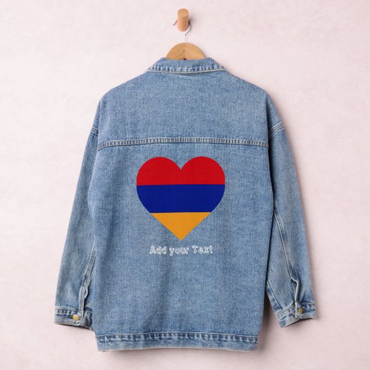 Armeense vlag Mode Armeense Pride Denim Jacket (Hangar)