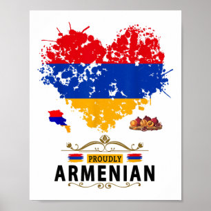 Armeense vlag outfit idee voor kinderen Republiek Poster
