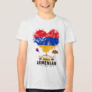 Armeense vlag outfit idee voor kinderen Republiek  Tri-Blend Shirt
