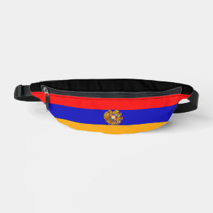 Armeense vlag print gesneden naaizak heuptasje