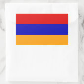 Armeense vlag rechthoekige sticker (Tas)